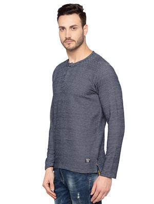blue cotton t-shirt - 15480476 - Standard Image - 2