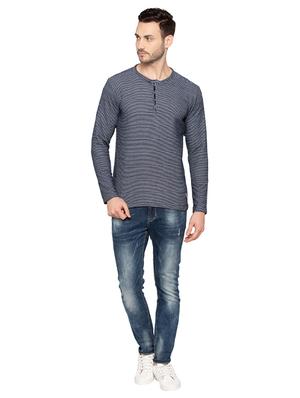blue cotton t-shirt - 15480476 - Standard Image - 4