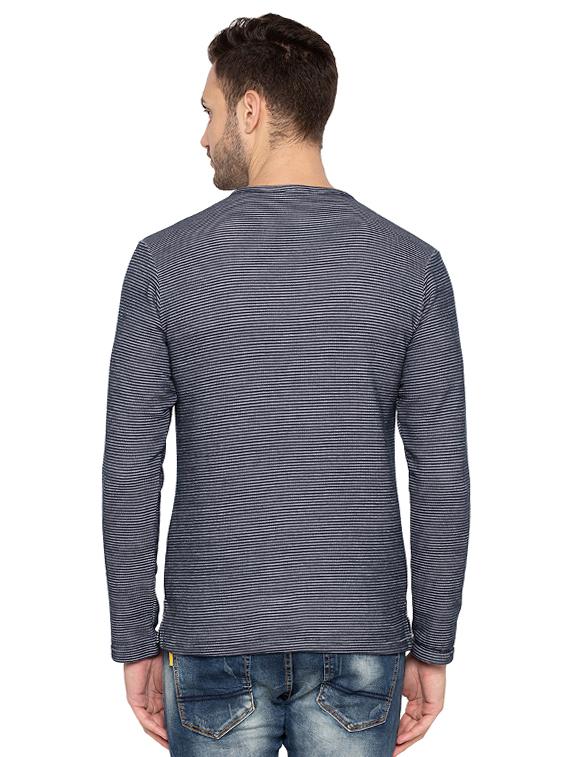 blue cotton t-shirt - 15480476 - Zoom Image - 3