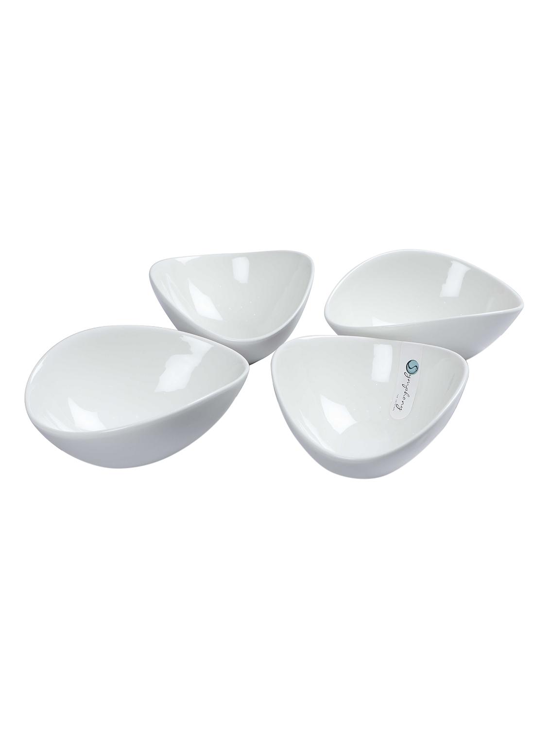 4 pcs Bone China Oval bowl set - 15480798 - Zoom Image - 1