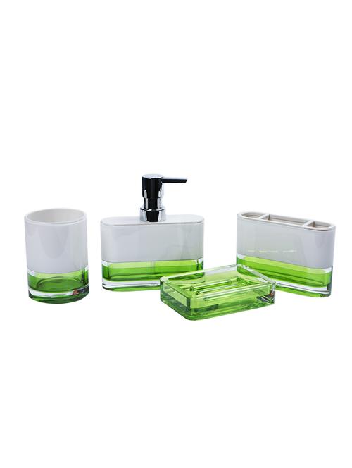 glass 4pc bathroom accessories - 15480937 - Standard Image - 1