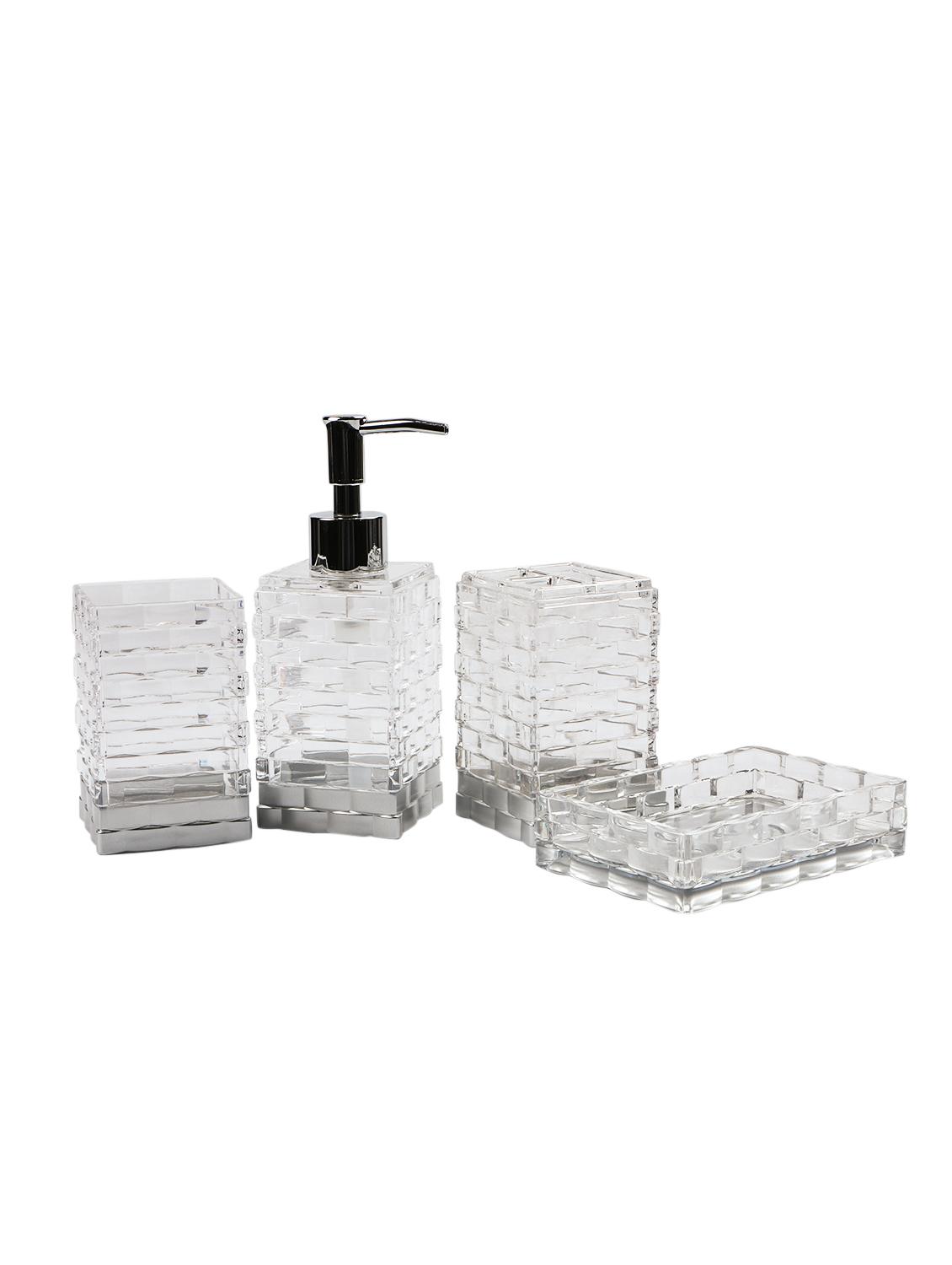 glass 4 pcs bathroom accessories - 15480944 - Zoom Image - 1
