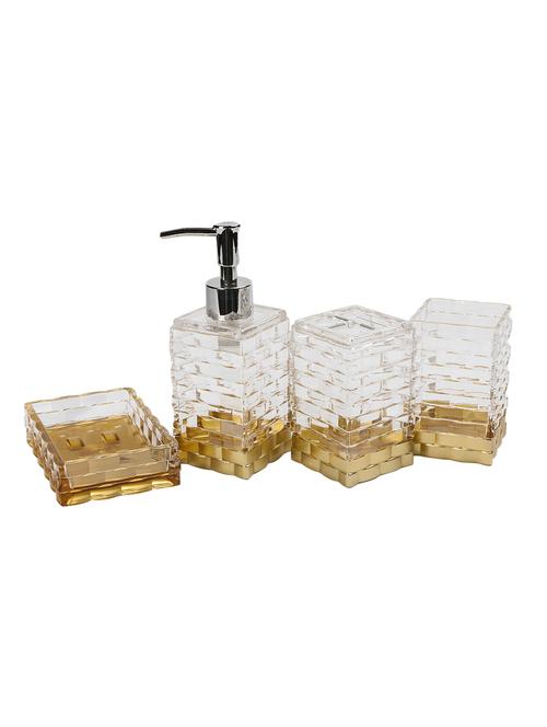 glass 4 pcs bathroom accessories - 15480945 - Standard Image - 1