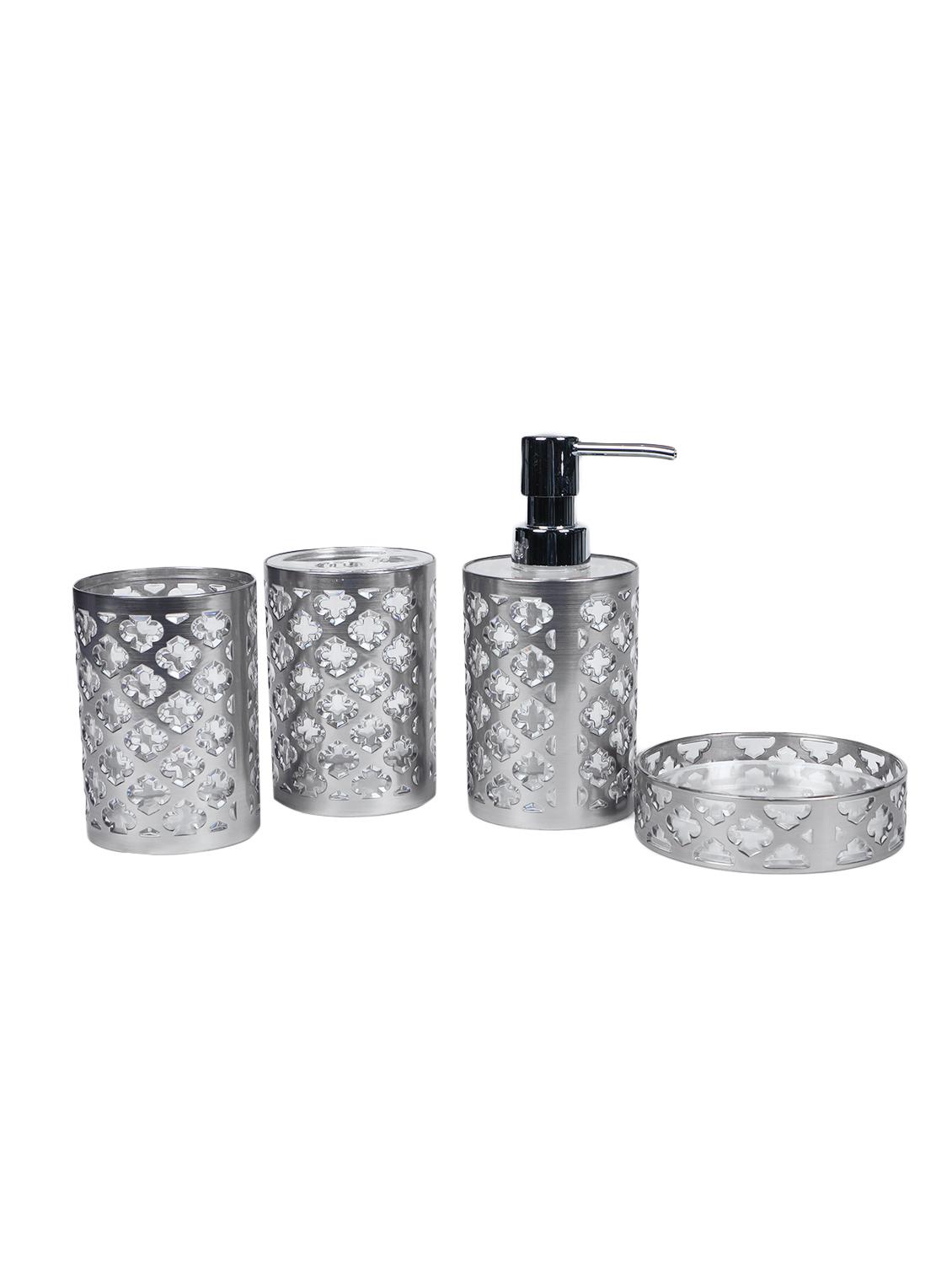 glass 4 pcs bathroom accessories - 15480950 - Zoom Image - 1