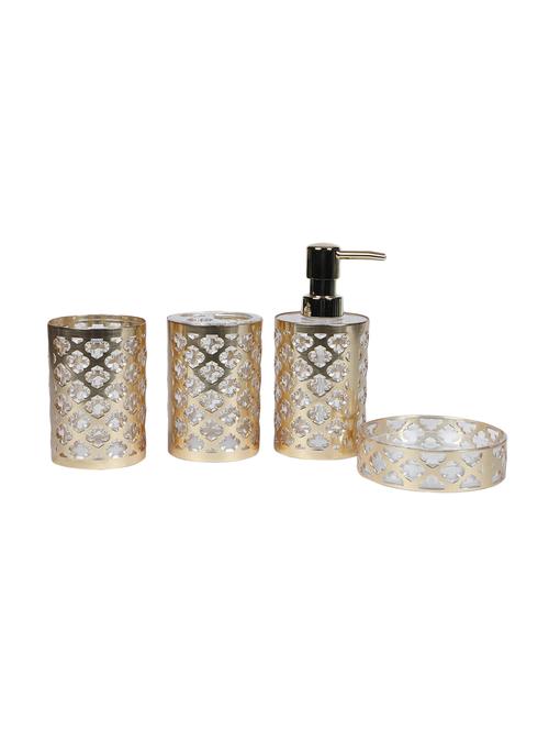 glass 4 pcs bathroom accessories - 15480951 - Standard Image - 1