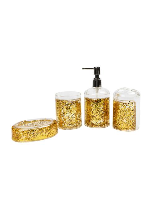 glass 4 pcs bathroom accessories - 15480959 - Standard Image - 1