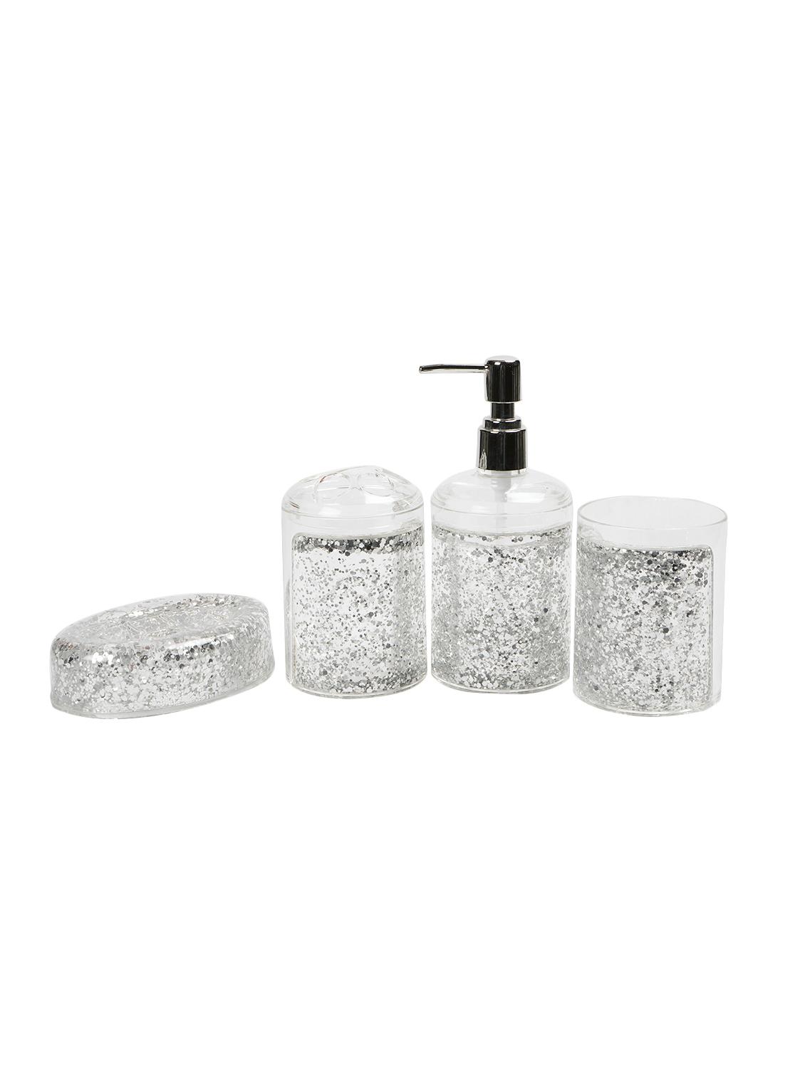 glass 4 pcs bathroom accessories - 15480960 - Zoom Image - 1