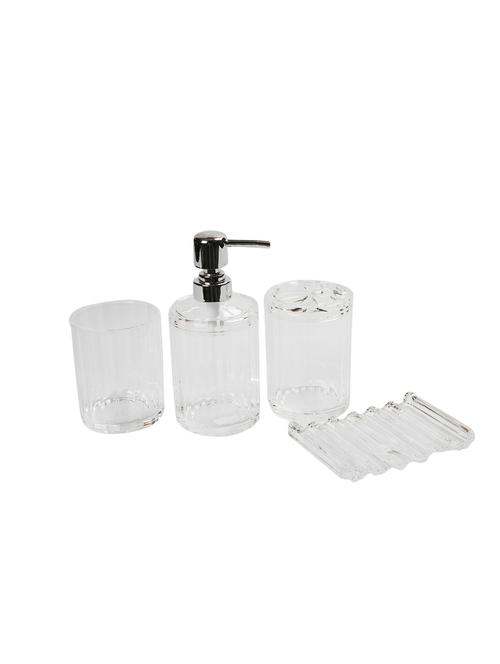 glass 4 pcs bathroom accessories - 15480965 - Standard Image - 1