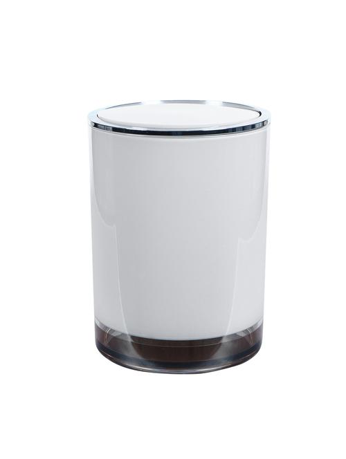 glass dustbin with lid - 15480983 - Standard Image - 1