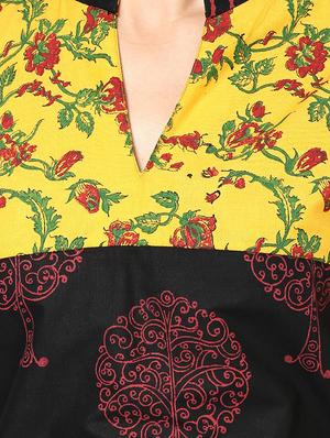 straight printed kurta - 15481053 - Standard Image - 4