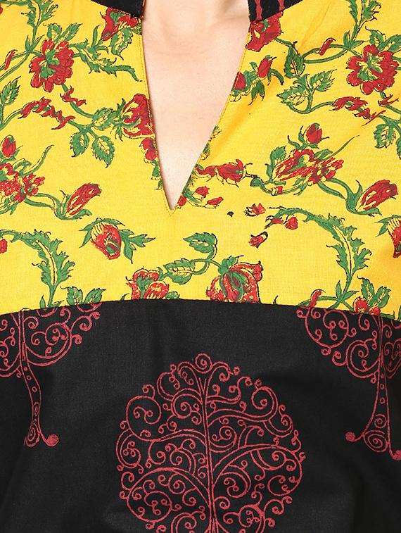 straight printed kurta - 15481053 - Zoom Image - 4
