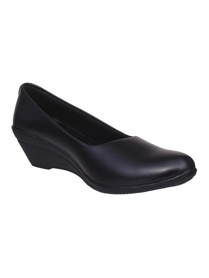black slip on wedges - 15481136 - Zoom Image - 1