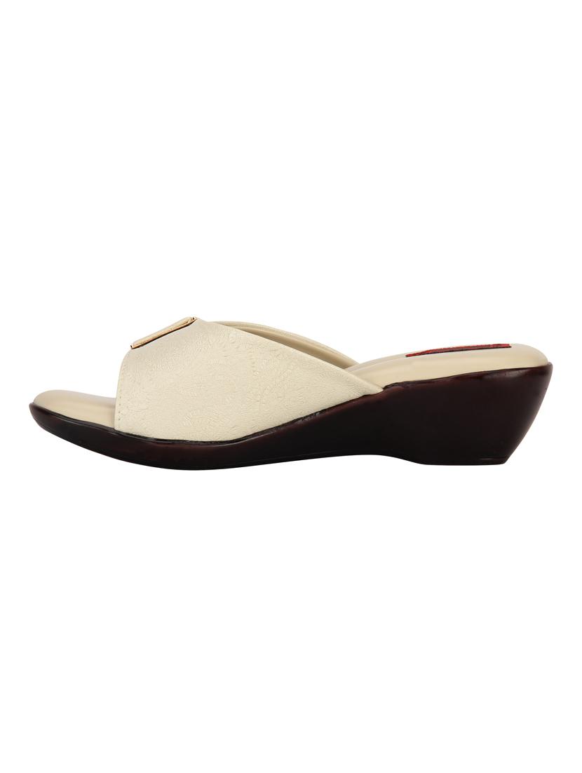 beige slip on wedges - 15481149 - Zoom Image - 2