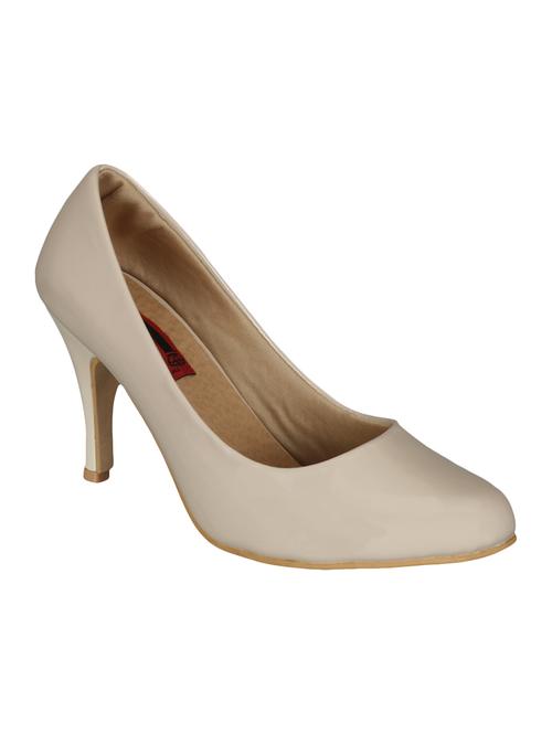 beige platforms pumps - 15481159 - Standard Image - 1