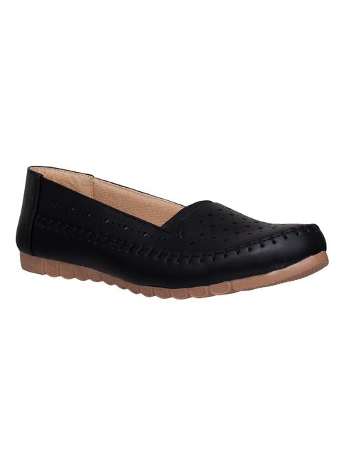 black slip on loafers - 15481171 - Standard Image - 1