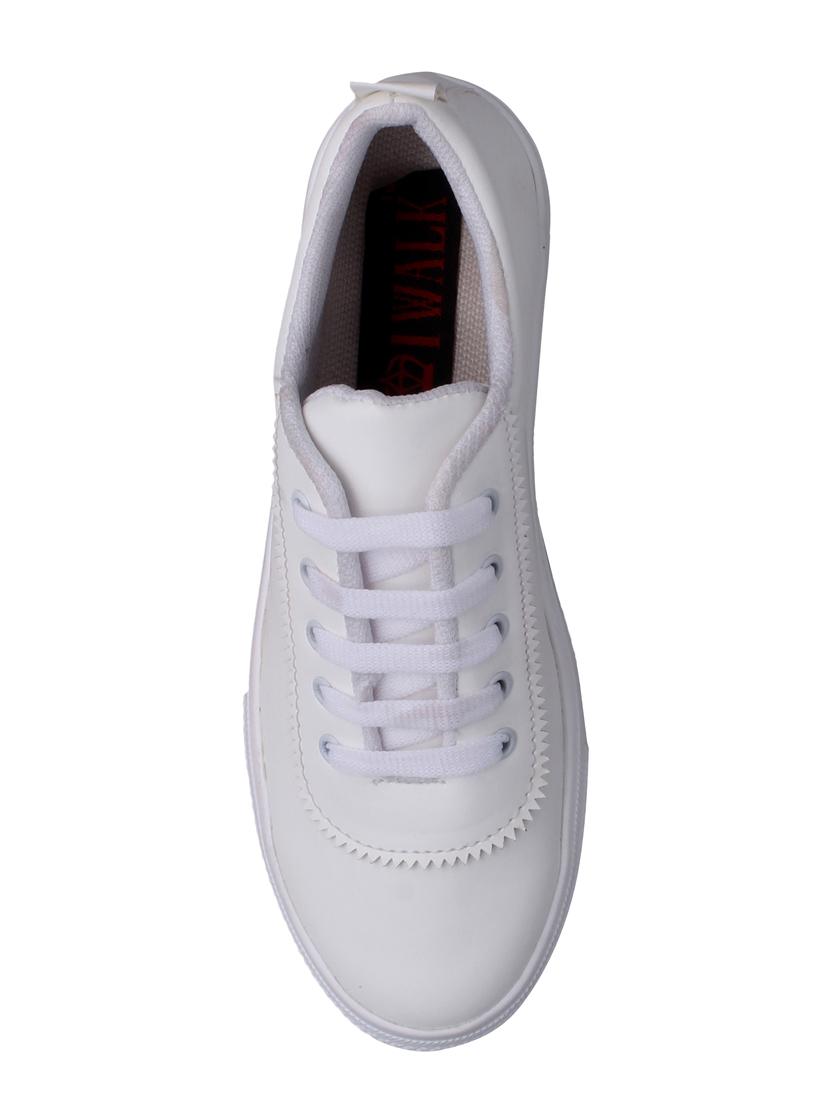 white lace-up sneakers - 15481195 - Zoom Image - 3