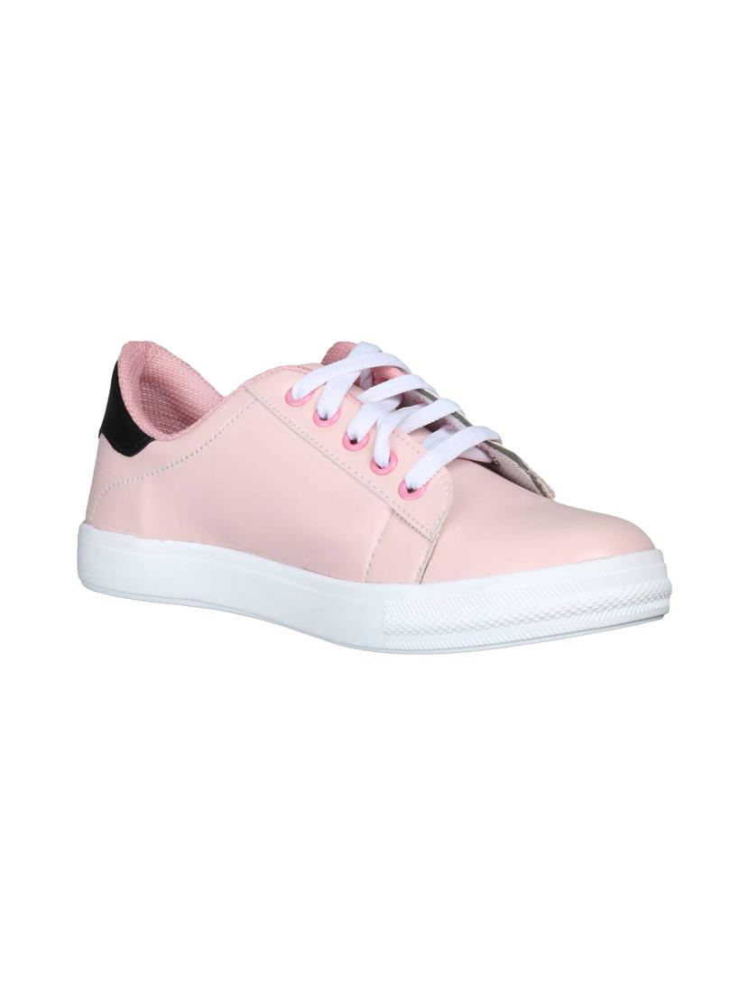 pink lace-up sneakers - 15481199 - Zoom Image - 1