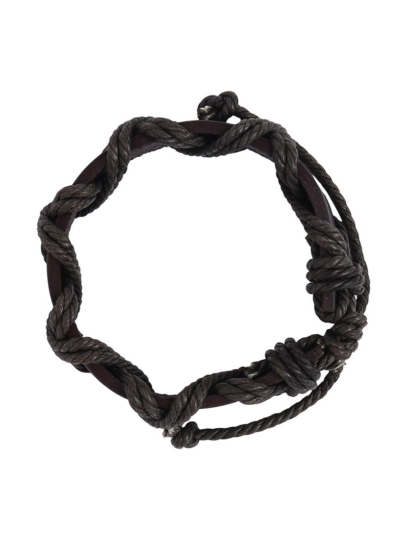 brown leather bracelet - 15482827 - Zoom Image - 3