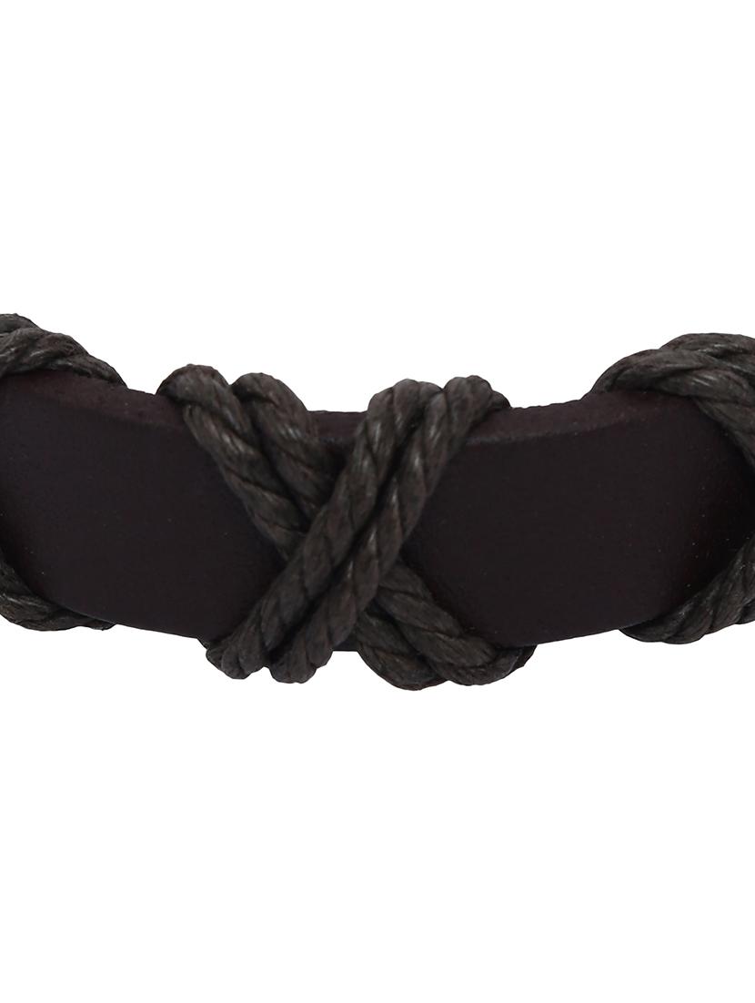 brown leather bracelet - 15482827 - Zoom Image - 4