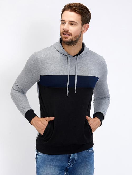 grey cotton sweatshirt - 15483401 - Standard Image - 1