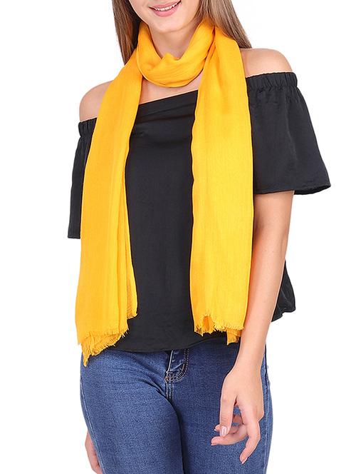 yellow solid stole - 15484649 - Standard Image - 1