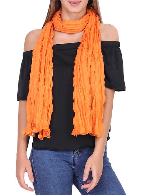 orange cotton stole - 15484657 - Standard Image - 1