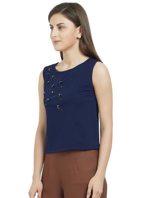 embellished sleeveless top - 15485179 - Standard Image - 2