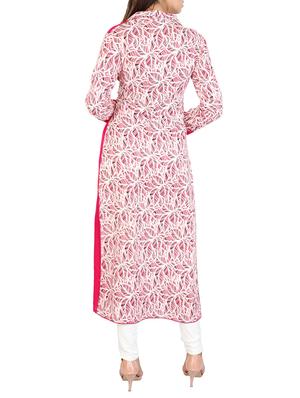 high slit kurta with drawstring - 15485429 - Standard Image - 3