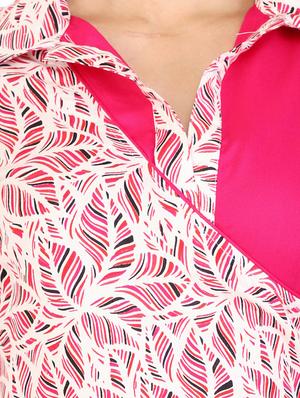 high slit kurta with drawstring - 15485429 - Standard Image - 4