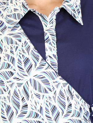 high slit kurta with drawstring - 15485449 - Standard Image - 4