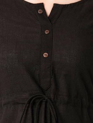 pom-pom drawstring waist top - 15486003 - Standard Image - 4