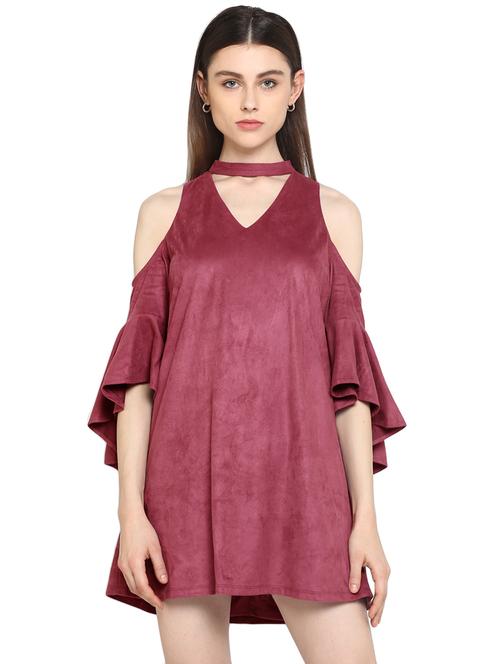 choker neck tent dress - 15486300 - Standard Image - 1