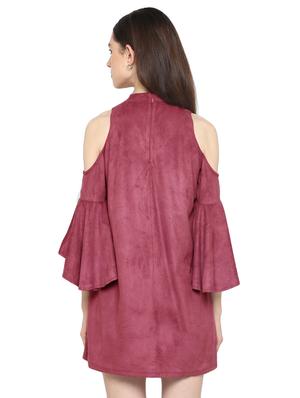 choker neck tent dress - 15486300 - Standard Image - 3