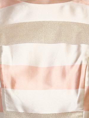 round neck striped a-line dress - 15486355 - Standard Image - 5
