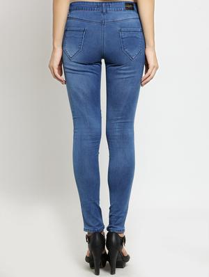 embellished stone washed jeans - 15486887 - Standard Image - 3