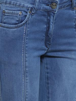 embellished stone washed jeans - 15486887 - Standard Image - 5