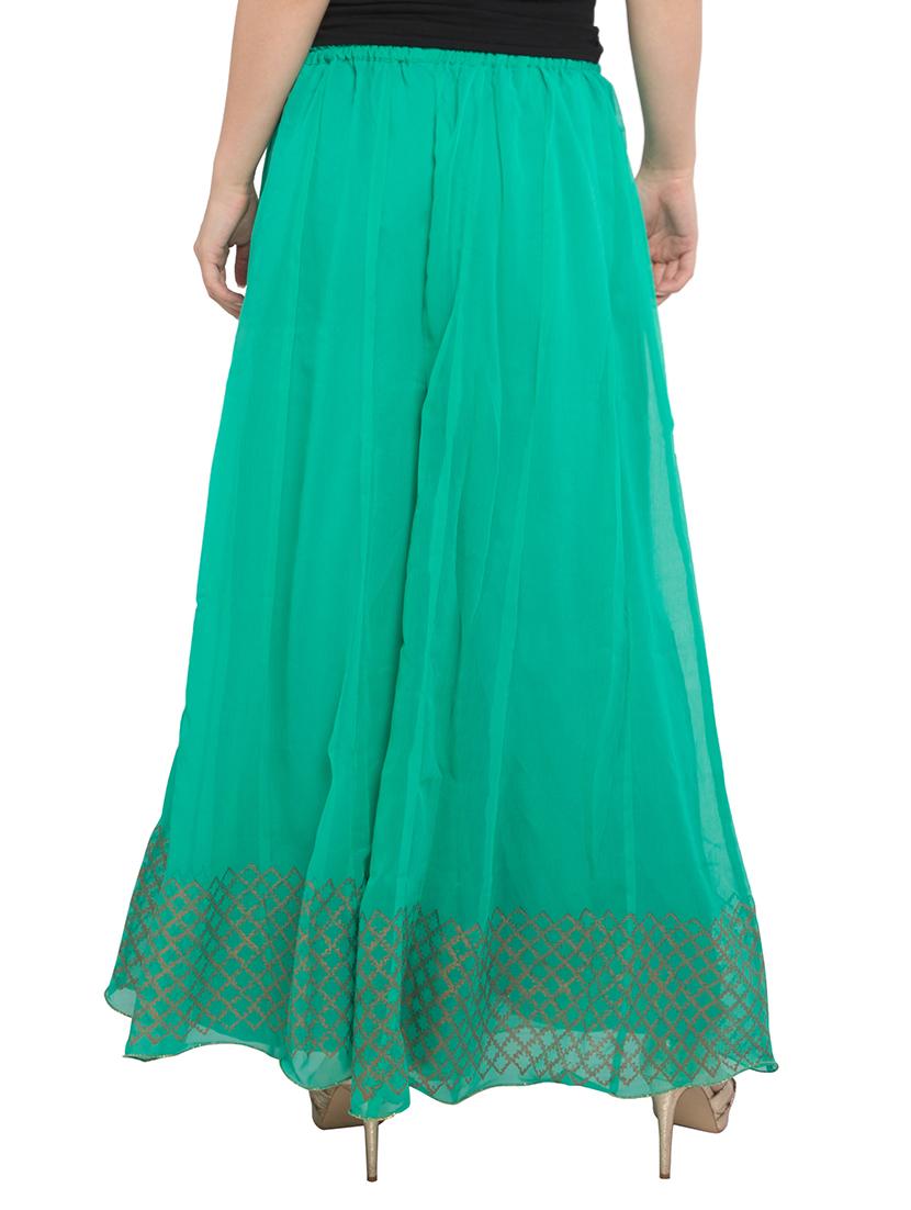 printed kalidaar flared palazzo - 15487219 - Zoom Image - 2