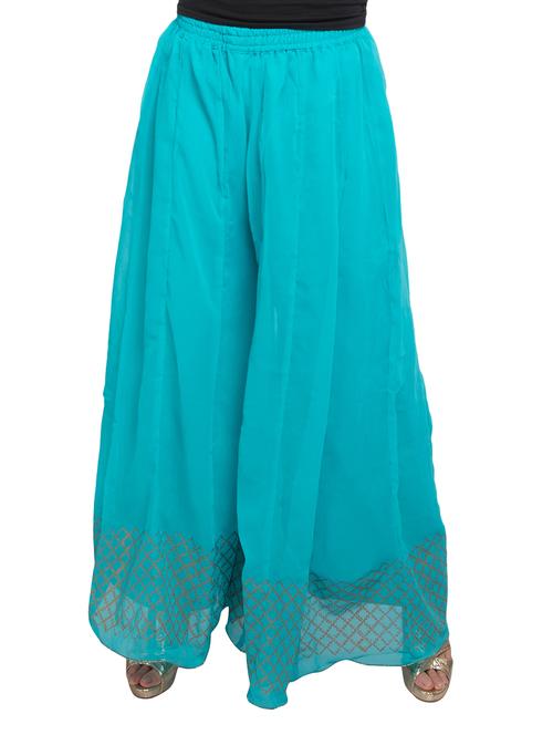 printed kalidaar flared palazzo - 15487225 - Standard Image - 1