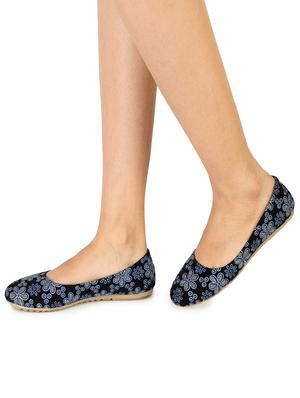 black slip on ballerinas - 15487857 - Standard Image - 2