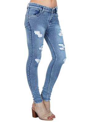 distressed frayed jeans - 15488372 - Standard Image - 2