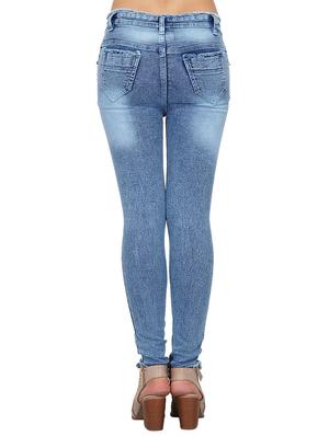 distressed frayed jeans - 15488372 - Standard Image - 3