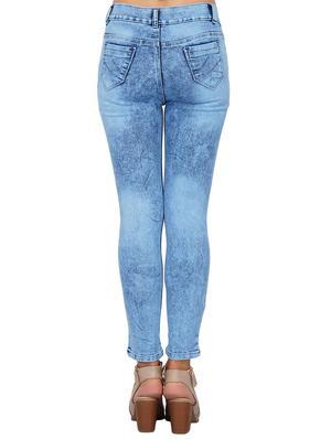 graphic patch acid washed jeans - 15488377 - Standard Image - 3