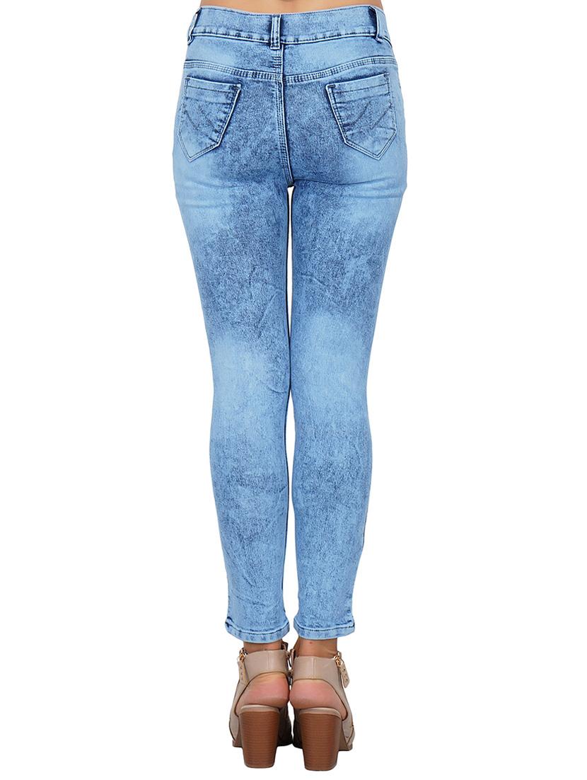 graphic patch acid washed jeans - 15488377 - Zoom Image - 3
