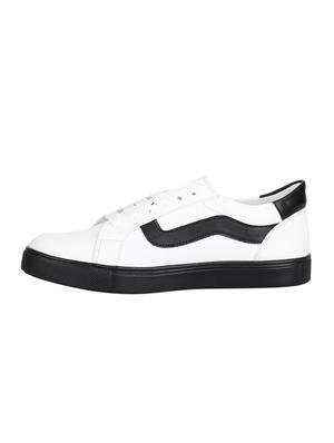 white lace-up sneakers - 15489447 - Standard Image - 2
