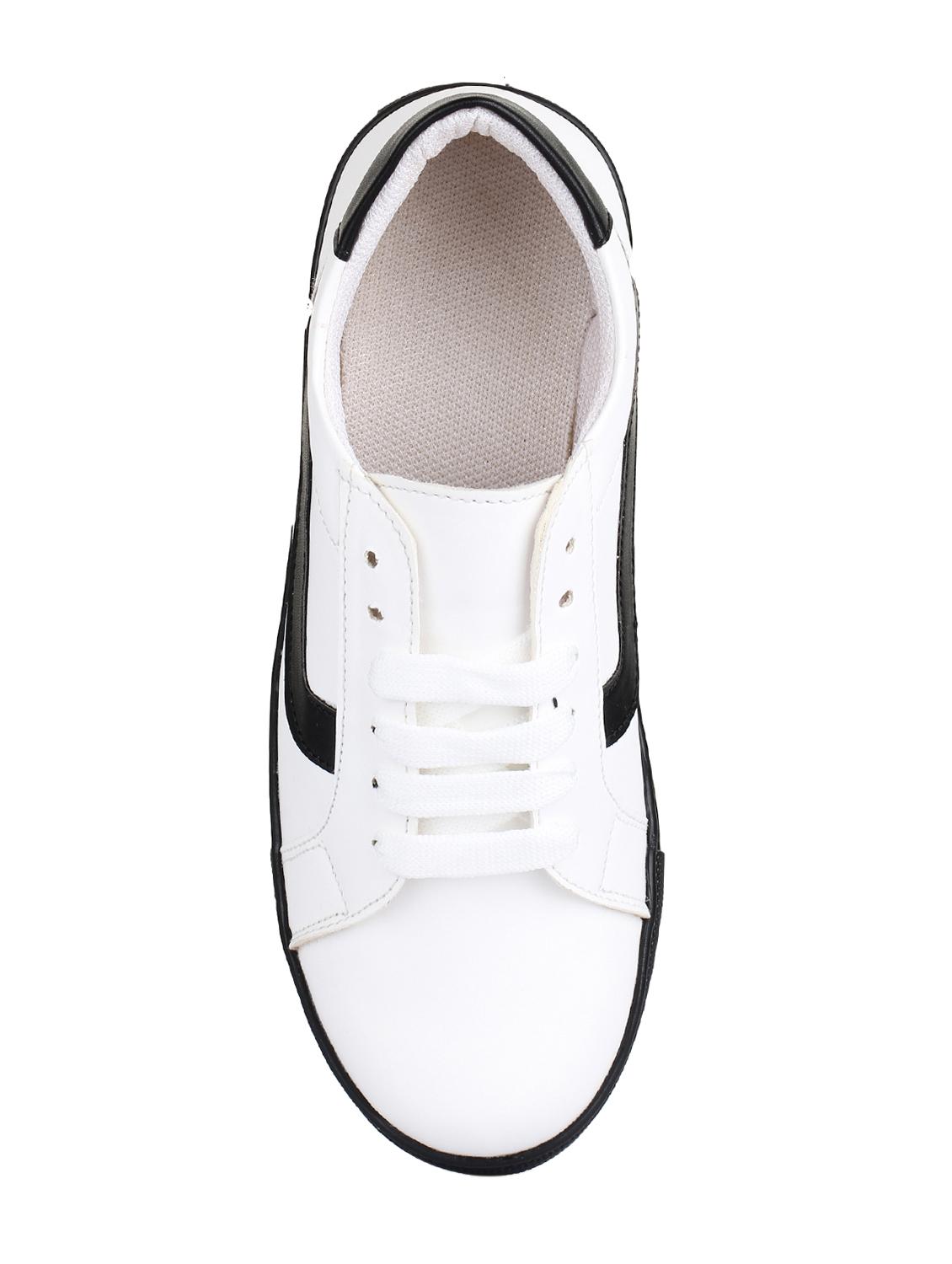 white lace-up sneakers - 15489447 - Zoom Image - 4