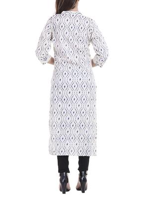 printed straight kurta - 15490562 - Standard Image - 2