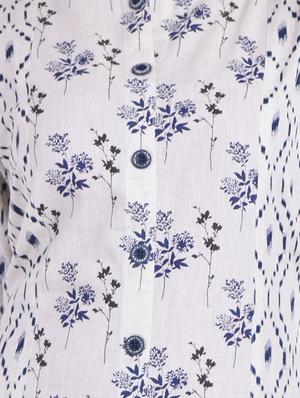 printed straight kurta - 15490562 - Standard Image - 3