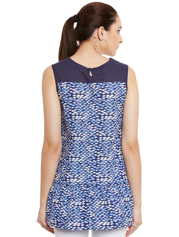 a-line printed kurti - 15490688 - Zoom Image - 2