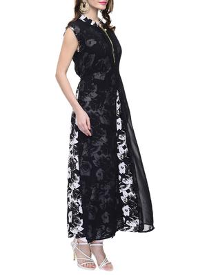 floral layered belted dress - 15491012 - Standard Image - 2