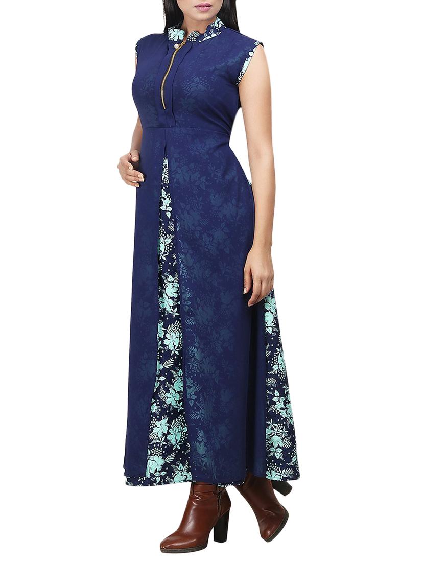floral layered belted dress - 15491015 - Zoom Image - 2